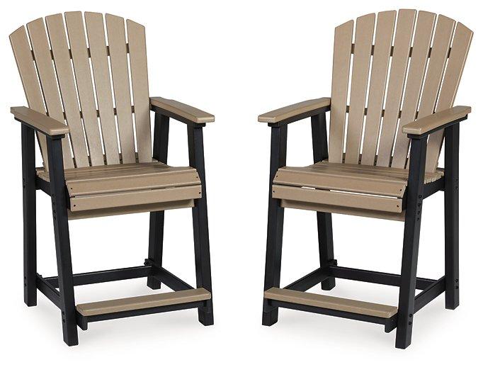 Fairen Trail Outdoor Counter Height Bar Stool (Set of 2) - Theo's Factory Direct Mattress & Furniture (Columbus, OH)