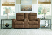 Edenwold Reclining Loveseat with Console - Theo's Factory Direct Mattress & Furniture (Columbus, OH)
