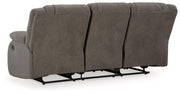 First Base Reclining Sofa - Theo's Factory Direct Mattress & Furniture (Columbus, OH)
