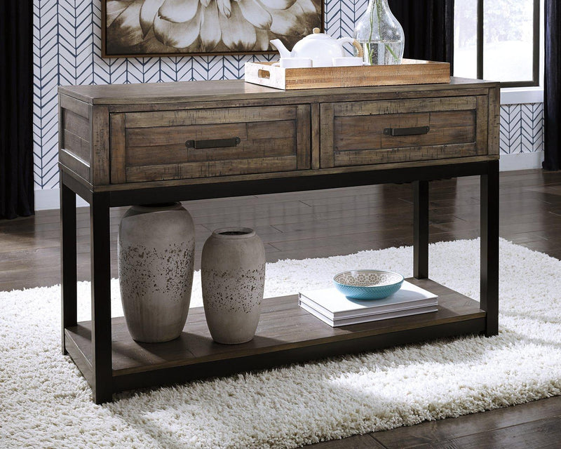 Johurst Sofa/Console Table - Theo's Factory Direct Mattress & Furniture (Columbus, OH)