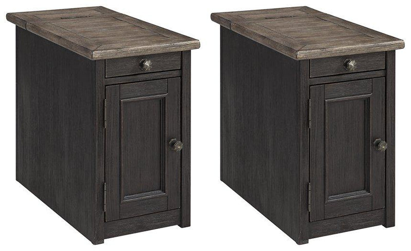 Tyler Creek End Table Set - Theo's Factory Direct Mattress & Furniture (Columbus, OH)