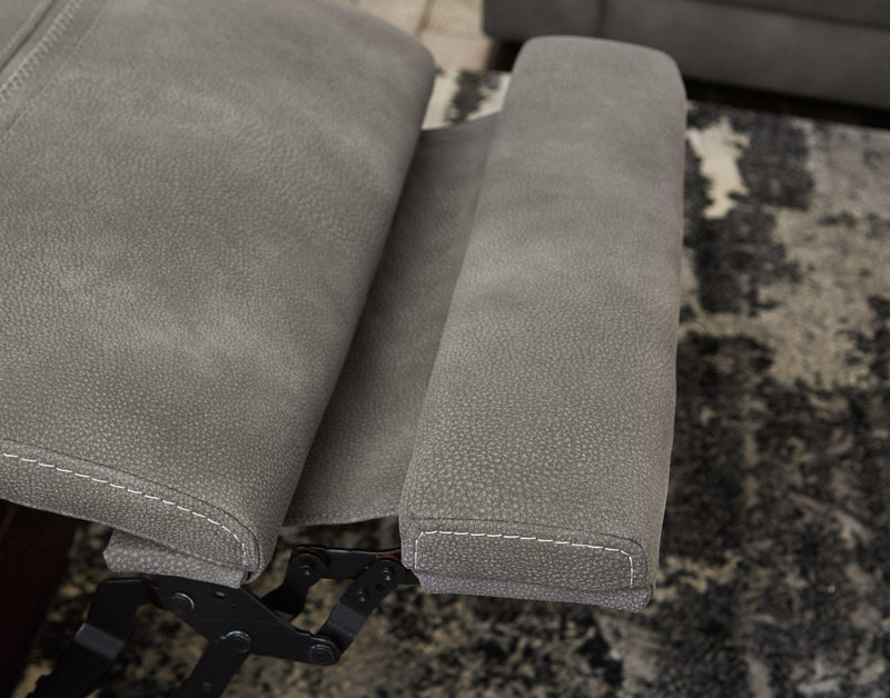 Next-Gen DuraPella Power Reclining Loveseat with Console - Theo's Factory Direct Mattress & Furniture (Columbus, OH)