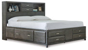 Caitbrook Storage Bed with 8 Drawers - Theo's Factory Direct Mattress & Furniture (Columbus, OH)