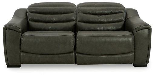 Center Line Power Reclining Sectional Loveseat - Theo's Factory Direct Mattress & Furniture (Columbus, OH)