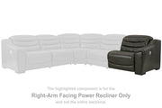 Center Line Power Reclining Sectional Loveseat - Theo's Factory Direct Mattress & Furniture (Columbus, OH)