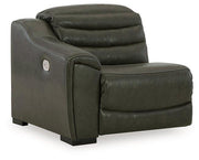 Center Line Power Reclining Sectional Loveseat - Theo's Factory Direct Mattress & Furniture (Columbus, OH)