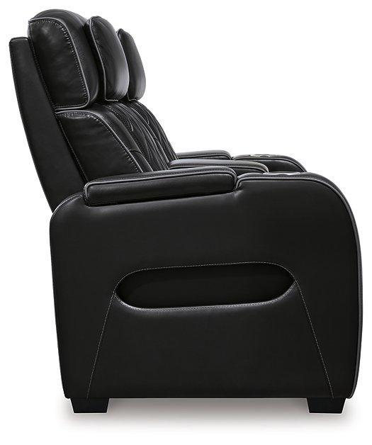 Boyington Power Reclining Loveseat with Console - Theo's Factory Direct Mattress & Furniture (Columbus, OH)