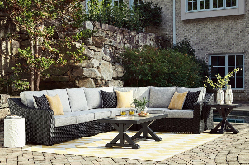Beachcroft Outdoor Sectional - Theo's Factory Direct Mattress & Furniture (Columbus, OH)
