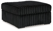 Midnight-Madness Oversized Accent Ottoman - Theo's Factory Direct Mattress & Furniture (Columbus, OH)