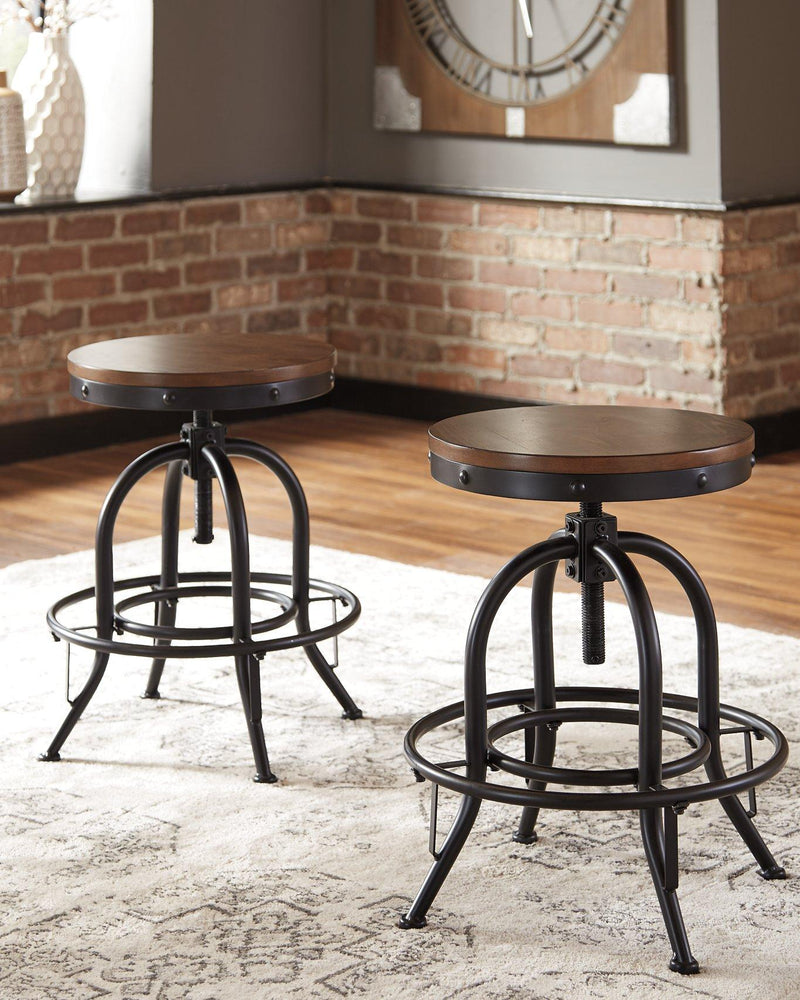 Valebeck Counter Height Bar Stool - Theo's Factory Direct Mattress & Furniture (Columbus, OH)