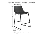 Centiar Counter Height Bar Stool - Theo's Factory Direct Mattress & Furniture (Columbus, OH)