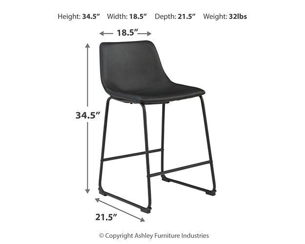 Centiar Counter Height Bar Stool - Theo's Factory Direct Mattress & Furniture (Columbus, OH)