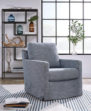 Nenana Next-Gen Nuvella Swivel Glider Accent Chair - Theo's Factory Direct Mattress & Furniture (Columbus, OH)