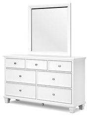 Fortman Dresser and Mirror - Theo's Factory Direct Mattress & Furniture (Columbus, OH)