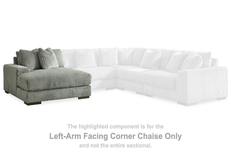 Lindyn Sectional with Double Chaise - Theo's Factory Direct Mattress & Furniture (Columbus, OH)