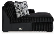 Midnight-Madness Sectional Sofa with Chaise - Theo's Factory Direct Mattress & Furniture (Columbus, OH)