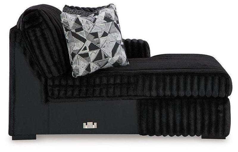 Midnight-Madness Super Chaise - Theo's Factory Direct Mattress & Furniture (Columbus, OH)