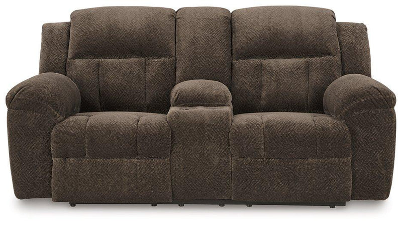 Frohn Reclining Loveseat with Console - Theo's Factory Direct Mattress & Furniture (Columbus, OH)