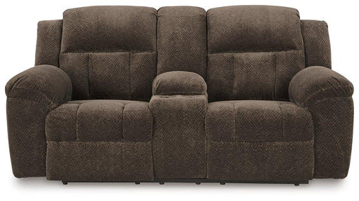 Frohn Reclining Loveseat with Console - Theo's Factory Direct Mattress & Furniture (Columbus, OH)