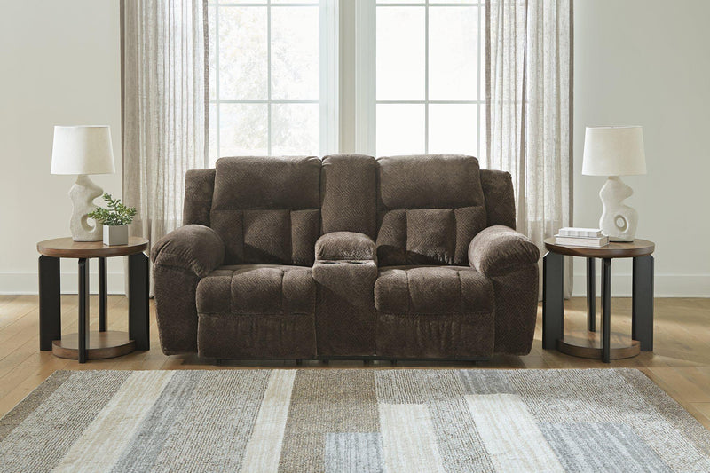 Frohn Reclining Loveseat with Console - Theo's Factory Direct Mattress & Furniture (Columbus, OH)