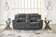Frohn Reclining Loveseat with Console - Theo's Factory Direct Mattress & Furniture (Columbus, OH)