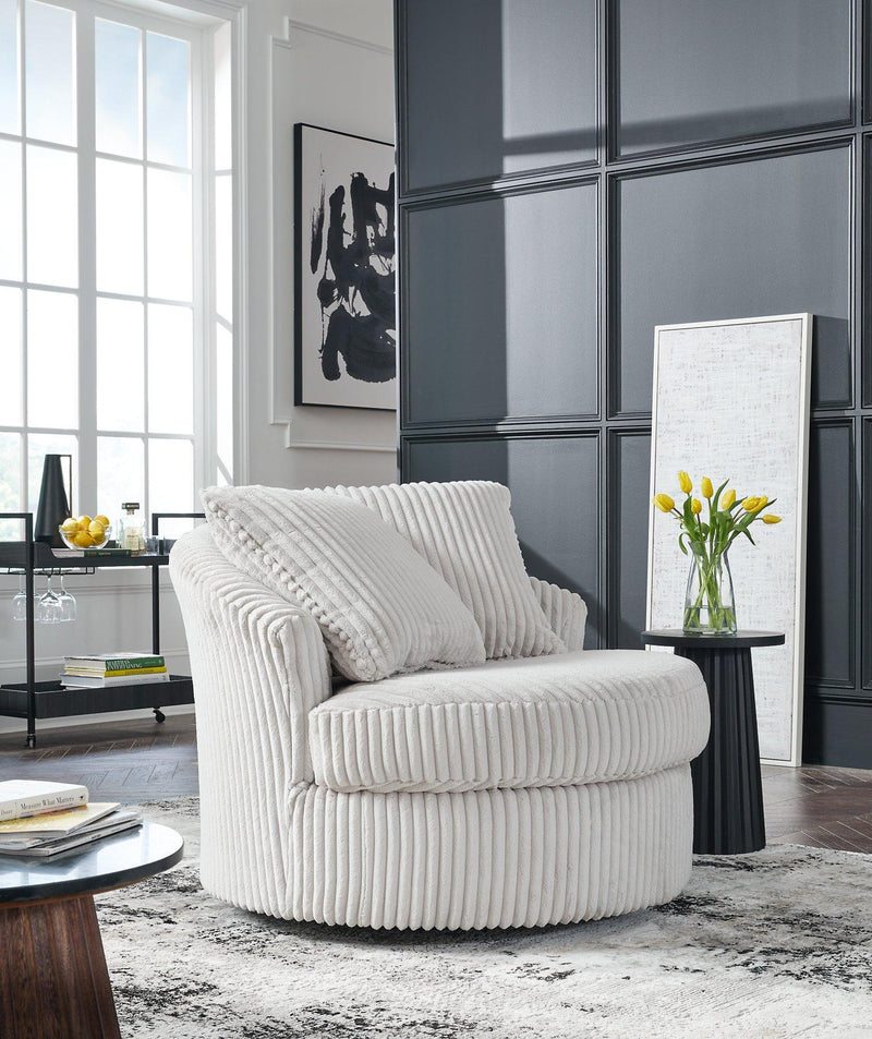 Gramwell Swivel Accent Chair - Theo's Factory Direct Mattress & Furniture (Columbus, OH)