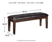 Haddigan Dining Bench - Theo's Factory Direct Mattress & Furniture (Columbus, OH)