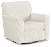 Herstow Swivel Glider Accent Chair - Theo's Factory Direct Mattress & Furniture (Columbus, OH)