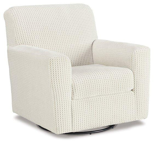 Herstow Swivel Glider Accent Chair - Theo's Factory Direct Mattress & Furniture (Columbus, OH)