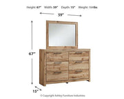 Hyanna Dresser and Mirror - Theo's Factory Direct Mattress & Furniture (Columbus, OH)