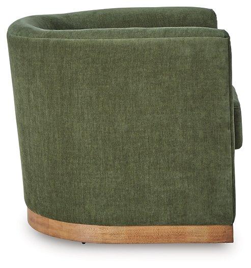 Jersonlow Swivel Accent Chair - Theo's Factory Direct Mattress & Furniture (Columbus, OH)