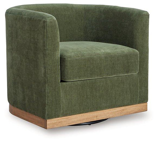 Jersonlow Swivel Accent Chair - Theo's Factory Direct Mattress & Furniture (Columbus, OH)