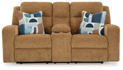 Kanlow Reclining Loveseat with Console - Theo's Factory Direct Mattress & Furniture (Columbus, OH)