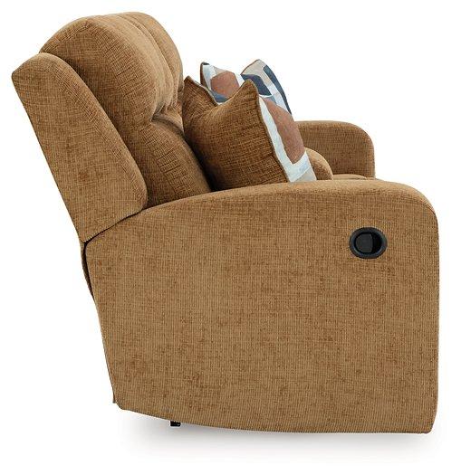 Kanlow Reclining Loveseat with Console - Theo's Factory Direct Mattress & Furniture (Columbus, OH)