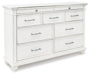 Kanwyn Dresser and Mirror - Theo's Factory Direct Mattress & Furniture (Columbus, OH)