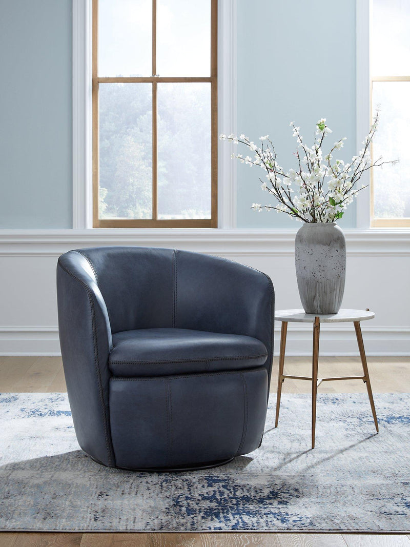 Kierreys Swivel Accent Chair - Theo's Factory Direct Mattress & Furniture (Columbus, OH)