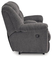 Foreside Reclining Loveseat with Console - Theo's Factory Direct Mattress & Furniture (Columbus, OH)