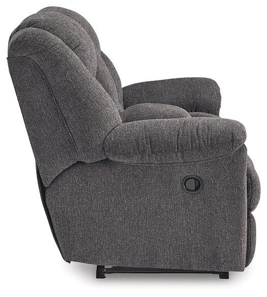 Foreside Reclining Loveseat with Console - Theo's Factory Direct Mattress & Furniture (Columbus, OH)