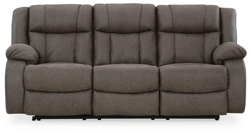 First Base Reclining Sofa - Theo's Factory Direct Mattress & Furniture (Columbus, OH)