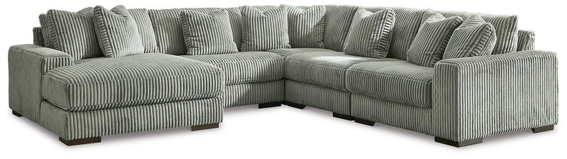 Lindyn Sectional with Chaise - Theo's Factory Direct Mattress & Furniture (Columbus, OH)