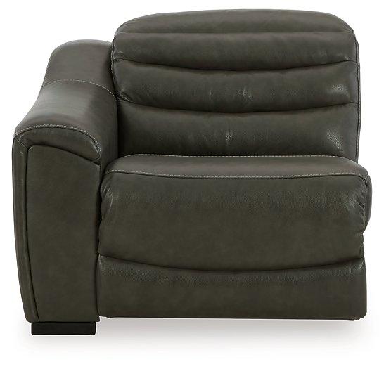Center Line Power Reclining Sectional Loveseat - Theo's Factory Direct Mattress & Furniture (Columbus, OH)