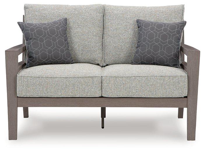 Hillside Barn Outdoor Loveseat with Cushion - Theo's Factory Direct Mattress & Furniture (Columbus, OH)