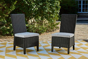 Beachcroft Outdoor Side Chair with Cushion (Set of 2) - Theo's Factory Direct Mattress & Furniture (Columbus, OH)