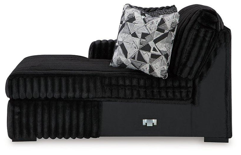 Midnight-Madness Super Chaise - Theo's Factory Direct Mattress & Furniture (Columbus, OH)
