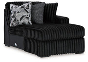 Midnight-Madness Sectional Sofa with Chaise - Theo's Factory Direct Mattress & Furniture (Columbus, OH)