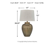 Madney Lamp Set - Theo's Factory Direct Mattress & Furniture (Columbus, OH)