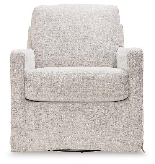 Nenana Next-Gen Nuvella Swivel Glider Accent Chair - Theo's Factory Direct Mattress & Furniture (Columbus, OH)