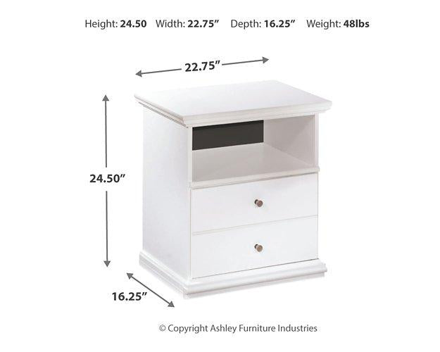 Bostwick Shoals Nightstand - Theo's Factory Direct Mattress & Furniture (Columbus, OH)