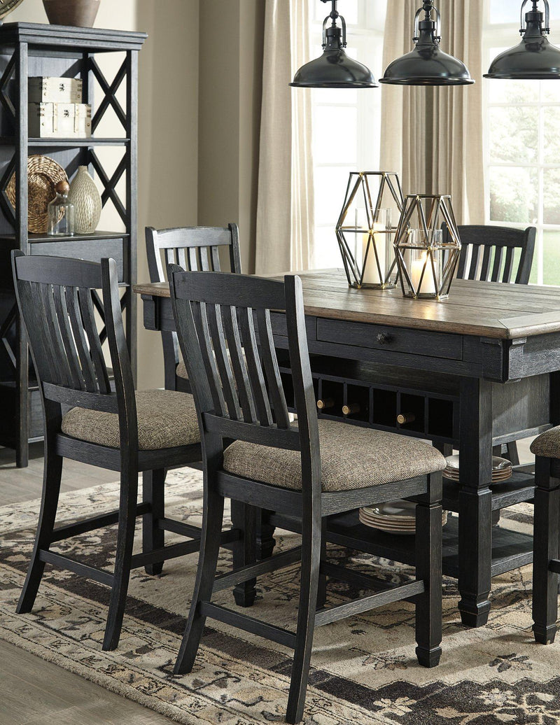 Tyler Creek Counter Height Dining Set - Theo's Factory Direct Mattress & Furniture (Columbus, OH)