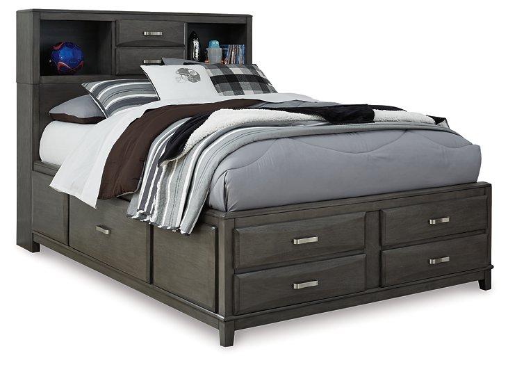 Caitbrook Storage Bed with 7 Drawers - Theo's Factory Direct Mattress & Furniture (Columbus, OH)